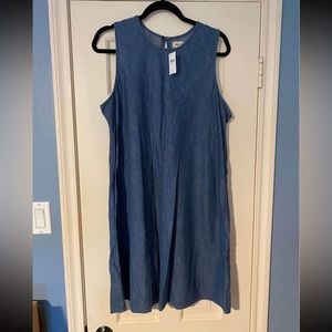 Women’s Gap Chambray Swing Dress - Brand new with tags!!